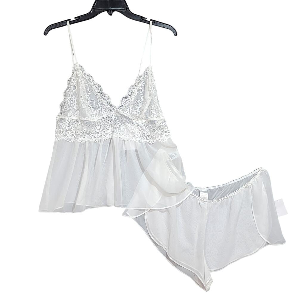 In Bloom by Jonquil Lillian Camisole & Shorts Set Ivory‎ XL